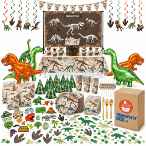 Dino Avontuur Feestbox XL – Complete Dinosaurus Feestdecoratie