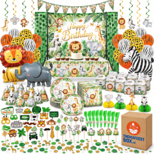 Jungle Safari Feestbox XL – Complete Jungle Feestdecoratie