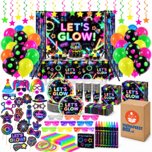 Neon Glow Feestbox XL – Complete Neon Feestdecoratie