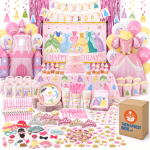 Prinsessenfeest Feestbox XL – Complete Prinsessen Feestdecoratie