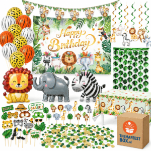 Jungle Safari Feestbox – Complete Jungle Feestdecoratie